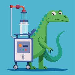 set of cartoon android