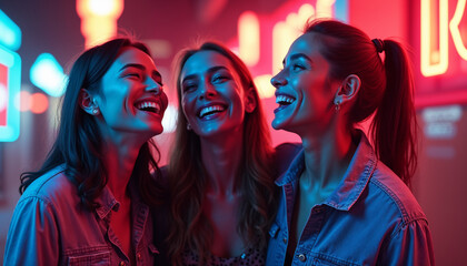 Obraz premium persons in the night