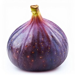 fig on white background, whole and sliced, halved, fruit