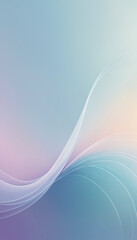 An ethereal abstract background showcasing delicate lines and smooth gradients, enhancing a feeling of tranquility and balance.