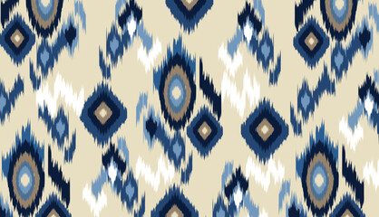 geometric ethnic vintage texture vector art design. textile fashion pattern line ikat seamless pattern and batik fabric texture asian background wallpaper geometry indian. Ethnic abstract ikat art .