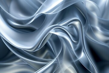 Obraz premium A blue and white abstract image of a fabric with a pattern