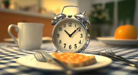 Time For Lunch. Enjoy a Free Break to Relax and Eat Delicious Food