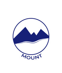 mountain logo design
