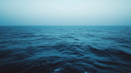 Fototapeta premium Serene Ocean View Under Clear Sky