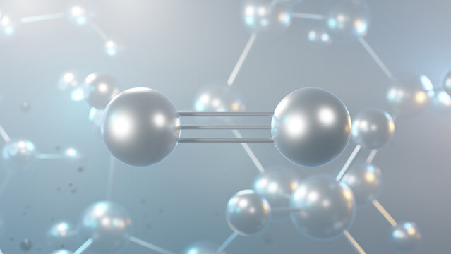 silicon carbide molecular structure, 3d model molecule, carborundum, structural chemical formula view from a microscope