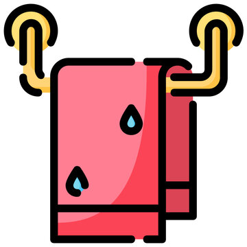 recommend clip art: bath towel filled outline vector icon