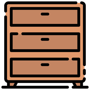 recommend clip art: drawers filled outline vector icon