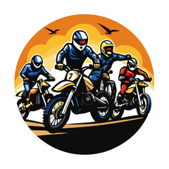 An image depicting the camaraderie and sense of community among motorcycle enthusiasts.