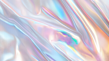 Iridescent Holographic Background a pastel grey to bronze gradient