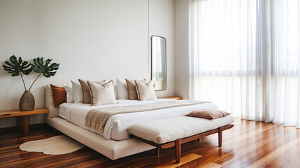 modern living room with sofa