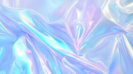Iridescent Holographic Background a pastel blue to lime gradient