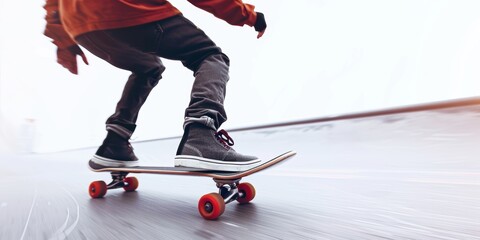 Obraz premium Skateboarding Action