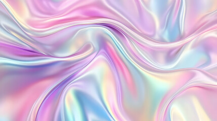 Iridescent Holographic Background a pastel emerald to magenta gradient