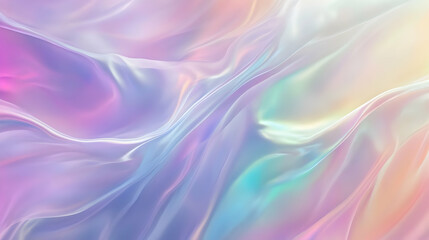 Fototapeta premium Iridescent Holographic Background a pastel obsidian to charcoal gradient