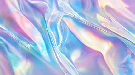 Iridescent Holographic Background a pastel plum to sky blue gradient