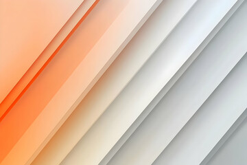 Obraz premium Gradient pastel orange to light silver abstract background