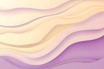 Obraz premium Gradient cream to soft lilac abstract background