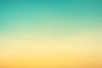 Naklejka premium Gradient light gold to light teal abstract background