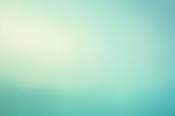 Gradient light sky blue to pastel green abstract background