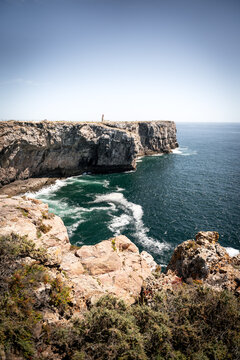 Dramatic Coastal Cliffs and Scenic Seascapes of Algarve, Portugal