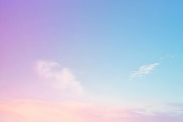 Obraz premium Gradient light sky blue to pale lavender abstract background