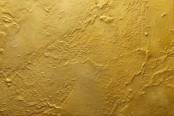 Luminous golden textured surface close-up with metallic shine