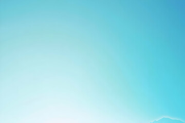 Gradient baby blue to light cyan abstract background