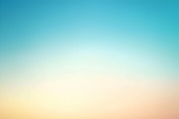 Fototapeta premium Gradient soft beige to pastel blue abstract background