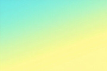 Fototapeta premium Gradient light cyan to light yellow abstract background
