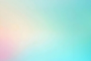 Fototapeta premium Gradient pastel green to pastel blue abstract background