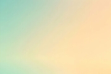 Gradient soft beige to light cyan abstract background
