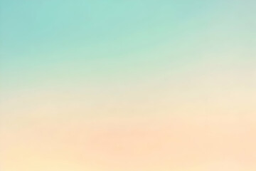 Fototapeta premium Gradient cream to light seafoam abstract background