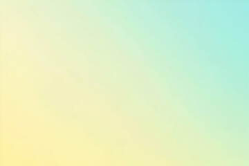 Obraz premium Gradient light yellow to light mint abstract background
