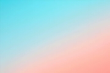 Obraz premium Gradient light coral to light blue abstract background
