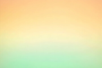 Fototapeta premium Gradient pastel orange to light green abstract background