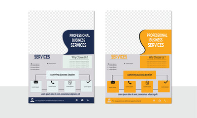  Business Flyer Layout, modern business flyer template, abstract business flyer and creative design, company flyer and editable vector template design, Creative Corporate Business Flyer .