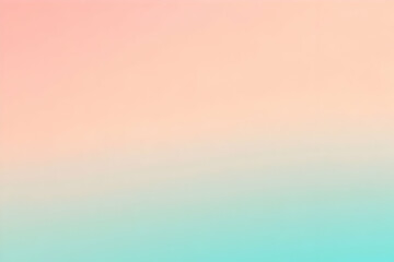 Obraz premium Gradient light teal to light peach abstract background