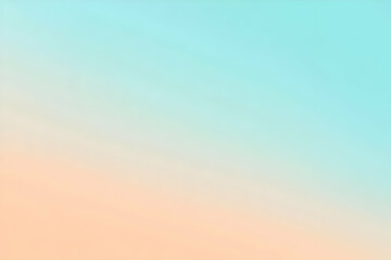 Gradient light peach to baby blue abstract background