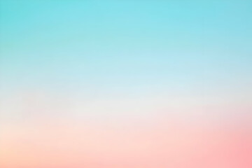 Gradient light pink to light cyan abstract background