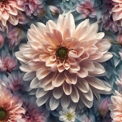 Obraz premium Vibrant Whispers: A Macro Exploration of Flower Artistry