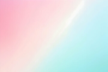Fototapeta premium Gradient baby pink to light seafoam abstract background