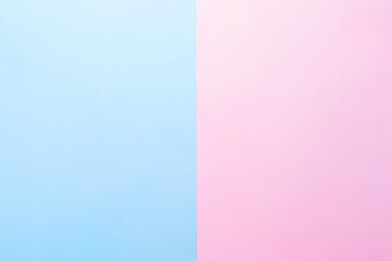 Fototapeta premium Gradient pastel blue to baby pink abstract background