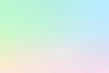 Gradient pastel green to baby blue abstract background