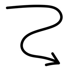 Hand drawn arrow mark icons. Collection hand drawn arrows. Set simple arrows isolated on white background. Hand drawn doodle sketch style. Doodle hand drawn business arrow mark. Vector illustration