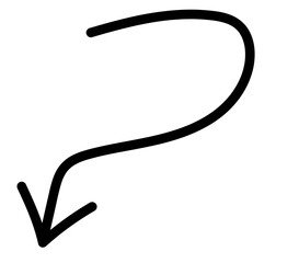 Hand drawn arrow mark icons. Collection hand drawn arrows. Set simple arrows isolated on white background. Hand drawn doodle sketch style. Doodle hand drawn business arrow mark. Vector illustration