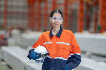 Fototapeta premium 2. Confident Technician at Metal Sheet Factory
