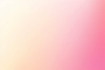 Gradient cream to pastel pink abstract background