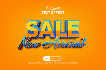 Sale Promotion Text Effect 3D Style. Editable Text Effect.