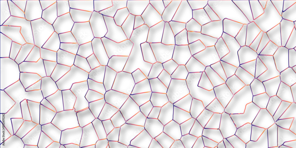 Poster abstract colorful hexagon graphic ornament. arabian stylish seamless pattern white background. creat